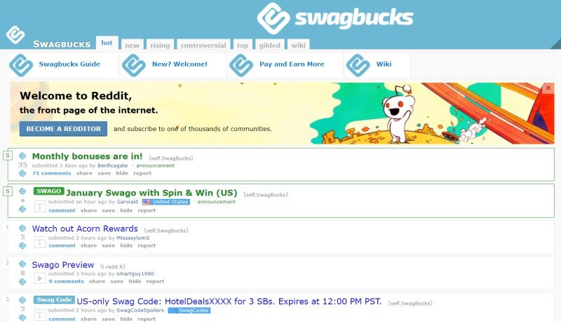 SwagBucks. swagbucks.com. 